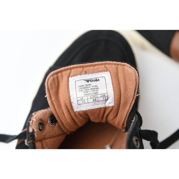 Gola Men’s Black & Tan Stripe Size 11 Casual Shoes Sneakers Fashion Comfortable - Picture 10 of 10